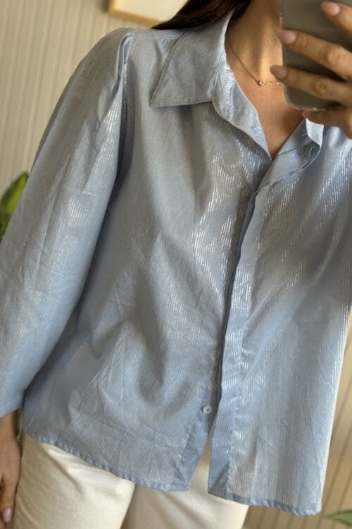 Alternative view of CAMISA PRIN CELESTE